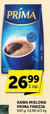 Kawa mielona Prima Finezja promocja w Groszek
