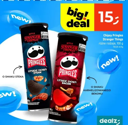 Chipsy Stranger Things Upside Down Bacon promocja w Dealz
