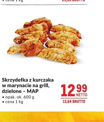 Skrzydełka z kurczaka w marynacie na grill, dzielone - MAP promocja w Makro