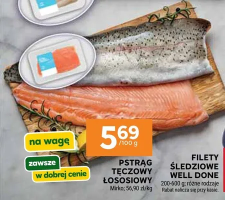 Pstrąg tęczowy łososiowy promocja w Stokrotka