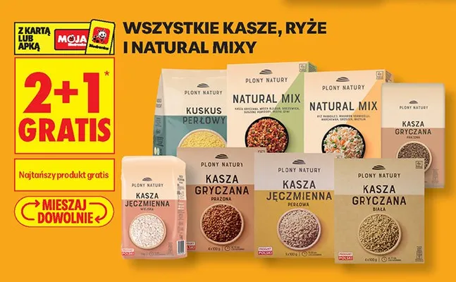 Kasza jęczmienna perłowa Plony Natury 4-pak promocja w Biedronka