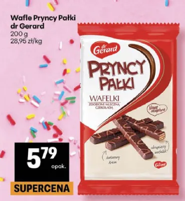 Wafle Pryncy Pałki dr Gerard promocja w Delikatesy Centrum