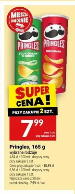 Chipsy Pringles Original 165 g promocja w Twój Market