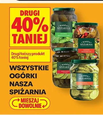 Ogórki konserwowe promocja w Biedronka