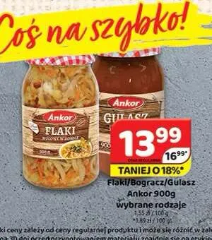 Flaki Ankor promocja w Delfin