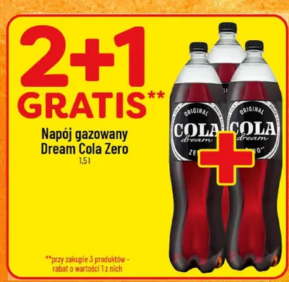 Napój gazowany Dream Cola Zero promocja w POLOmarket