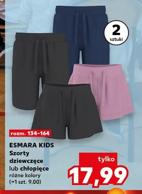 Szorty chłopięce 2-pak promocja w Kaufland