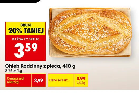 Chleb Rodzinny z pieca promocja w Biedronka