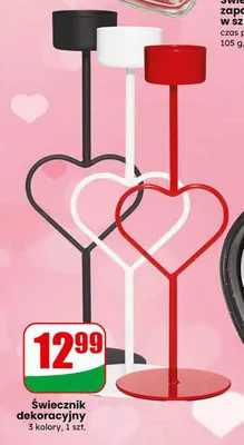 Świecznik dekoracyjny promocja w Dino