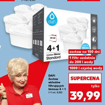 Zestaw wkładów filtrujących DAFI Unimax 5-pak promocja w Kaufland