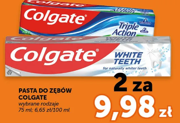 Pasta do zębów Colgate White Teeth promocja w Groszek