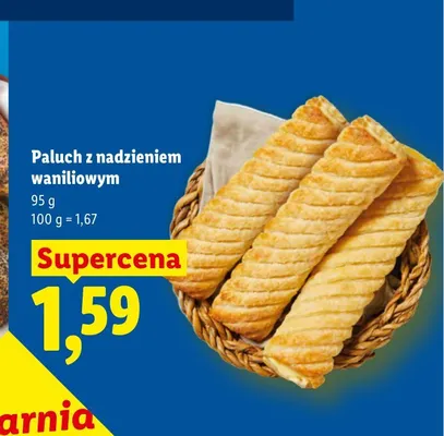 Paluch z nadzieniem waniliowym promocja w Lidl