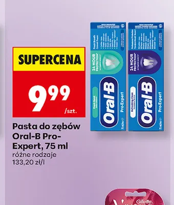 Pasta do zębów Oral-B Pro-Expert Fresh Breath promocja w Biedronka
