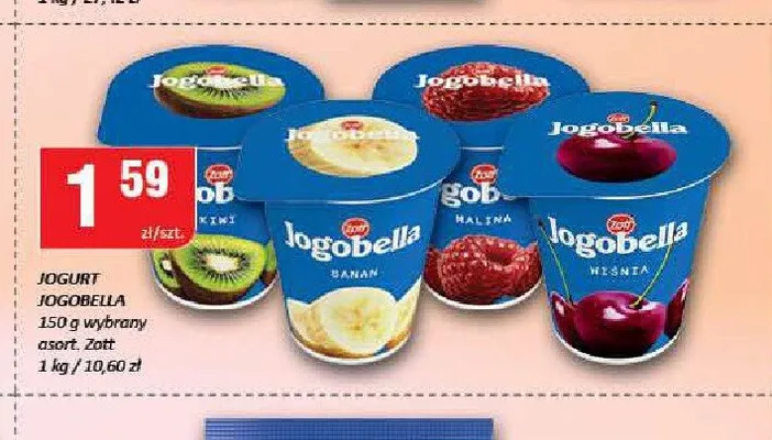 Jogurt Jogobella Zott promocja w Chorten