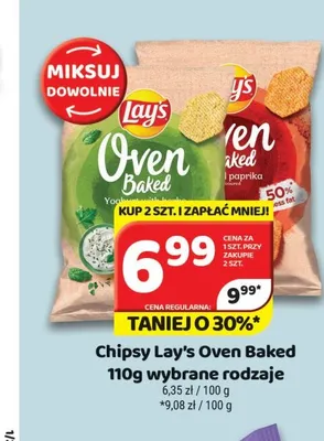Chipsy Lay's Oven Baked promocja w Delfin
