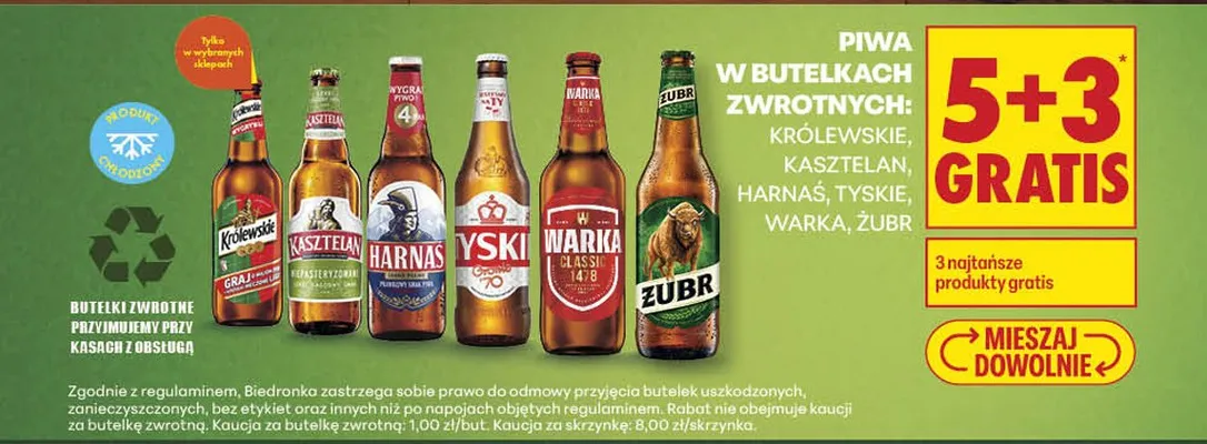 Piwo Perła Chmielowa Pils promocja w Biedronka