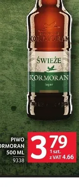 Piwo Kormoran Świeże promocja w Selgros