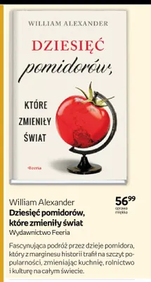 Książka Dziesięć pomidorów, które zmieniły świat William Alexander oprawa miękka promocja w Empik