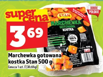 Marchewka gotowana kostka Stan promocja w TOPAZ