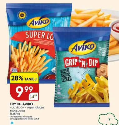 Frytki Aviko Grip 'N Dip promocja w Chata Polska