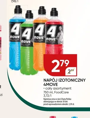 Napój izotoniczny 4Move Blue promocja w Chata Polska
