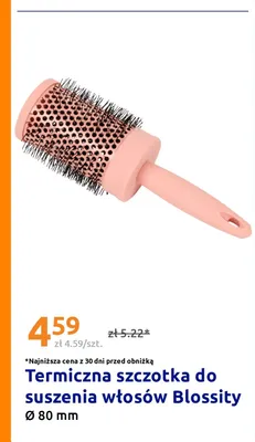 Termiczna szczotka do suszenia włosów Blossity promocja w Action