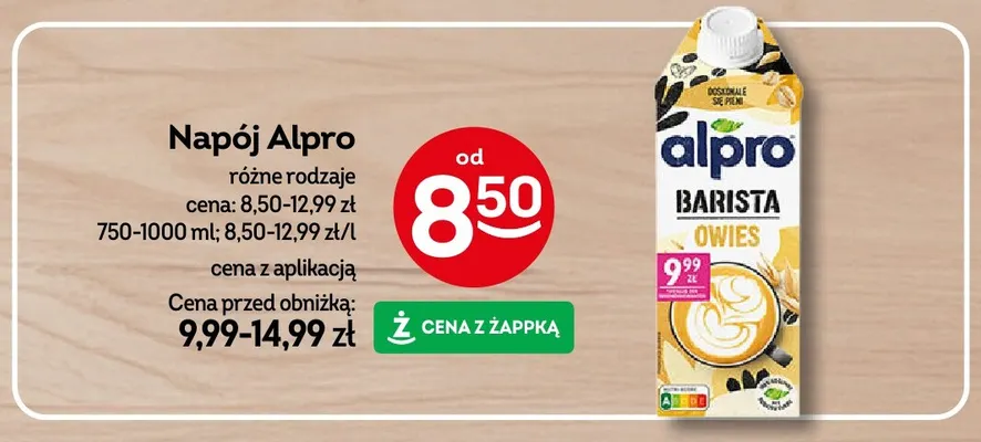 Napój Alpro promocja w Żabka