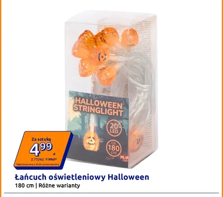 Łańcuch oświetleniowy Halloween 180 cm promocja w Action