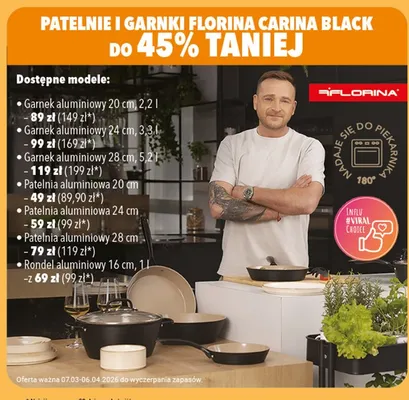 Garnek aluminiowy 20 cm, 2,2 l promocja w Biedronka Home