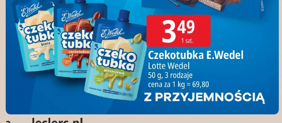 Czekotubka E.Wedel promocja w Leclerc