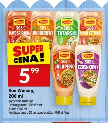 Sos Czosnkowy Winiary promocja w Twój Market