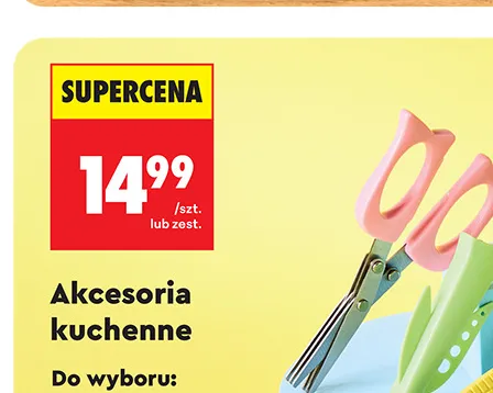 Nożyczki kuchenne Joie promocja w Biedronka