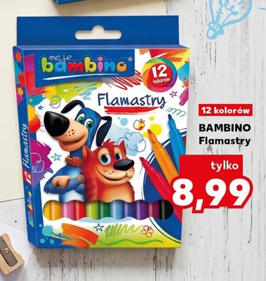 Flamastry Bambino promocja w Kaufland