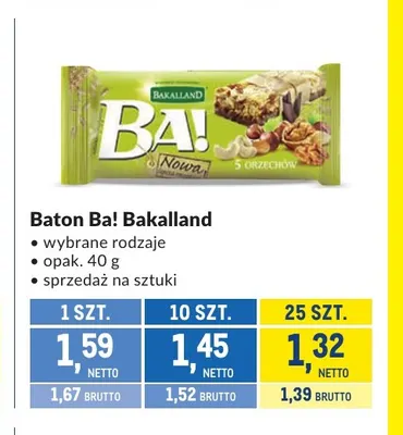 Baton Ba! Bakalland promocja w Makro