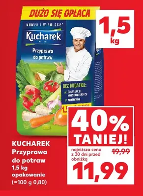 Przyprawa do potraw Kucharek promocja w Kaufland
