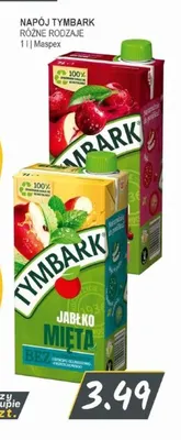 Napój Tymbark jabłko wiśnia promocja w Słoneczko