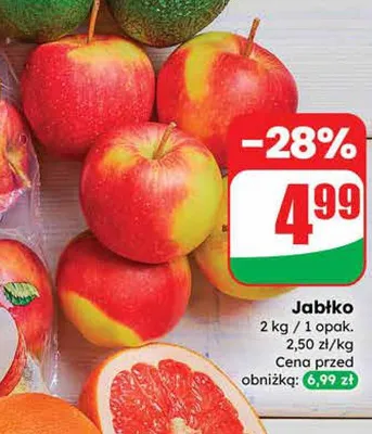 Jabłko promocja w Dino