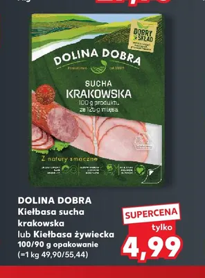 Kiełbasa żywiecka Dolina Dobra promocja w Kaufland