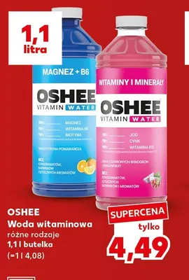 Woda witaminowa Oshee promocja w Kaufland