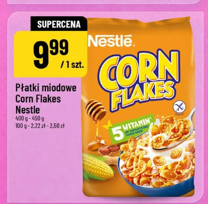 Płatki miodowe Corn Flakes Nestlé promocja w POLOmarket