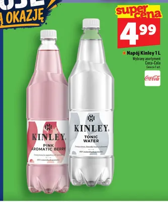 Napój Kinley Pink Aromatic Berry promocja w TOPAZ
