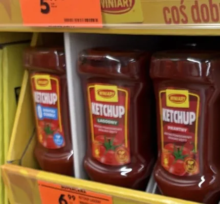 Ketchup łagodny promocja w Biedronka