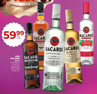 Rum Bacardi Spiced promocja w Duży Ben