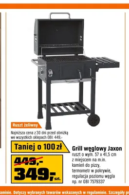 Grill węglowy Jaxon promocja w OBI