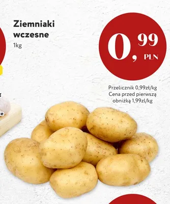 Ziemniaki wczesne promocja w Market Point