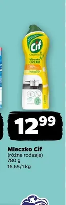 Mleczko do czyszczenia Cif promocja w Netto