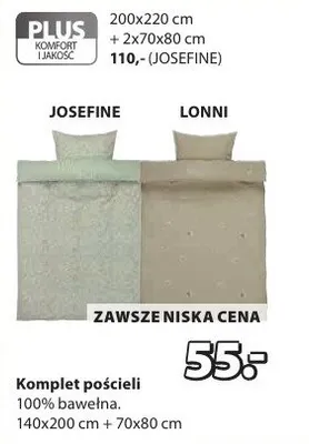 Komplet pościeli JOSEFINE promocja w Jysk