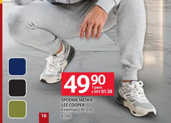 Spodnie męskie Lee Cooper promocja w Selgros