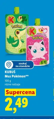 Mus Kubuś Pokémon promocja w Lidl