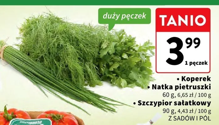 Szczypior sałatkowy promocja w Intermarche
